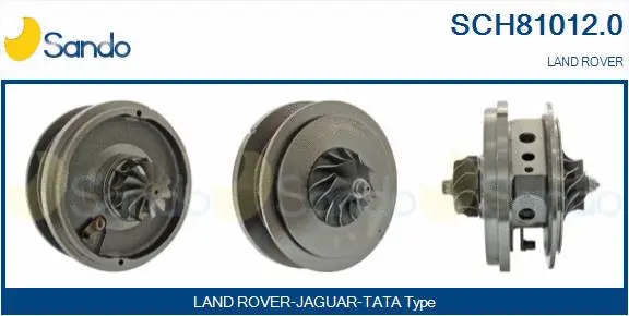 Groupe carter, turbocompresseur SANDO SCH81012.0