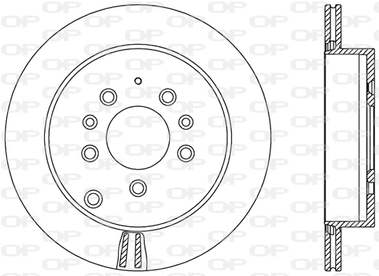 Disque de frein OPEN PARTS BDR2492.20