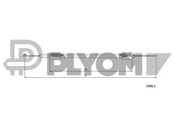 Tirette de capot moteur PLYOM P761233