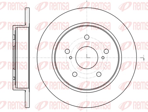 Disque de frein REMSA 61480.00