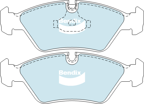 Kit de plaquettes de frein, frein à disque BENDIX-SEA DB256 MKT
