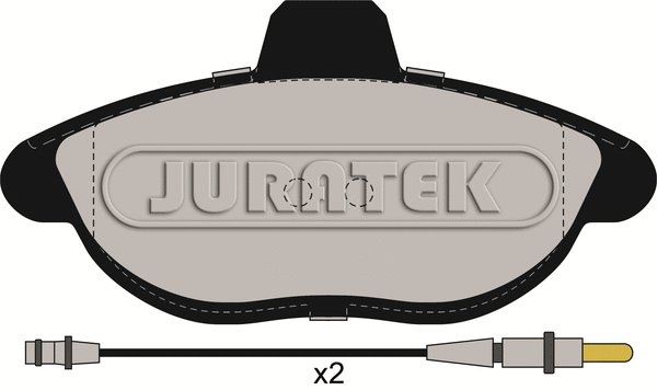 Kit de plaquettes de frein, frein à disque JURATEK JCP935