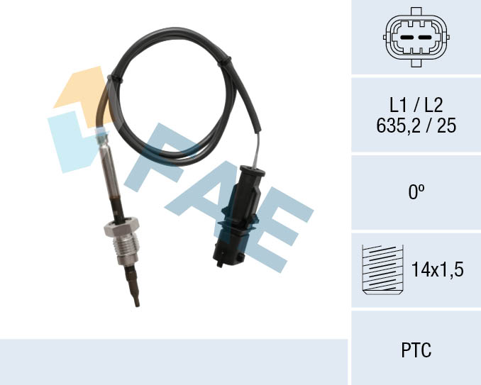 Capteur, température des gaz FAE 68061