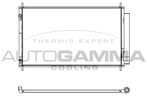 Condenseur, climatisation AUTOGAMMA 107566