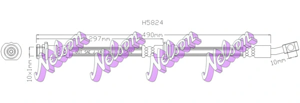 Flexible de frein KAWE H5824