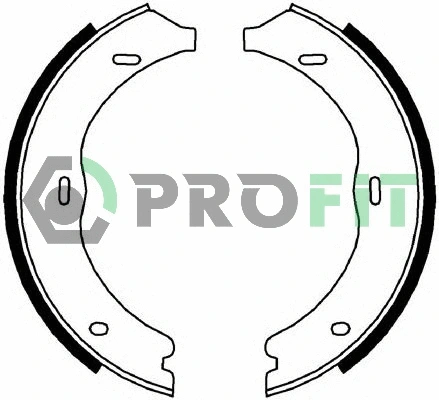 Jeu de mâchoires de frein PROFIT 5001-4003