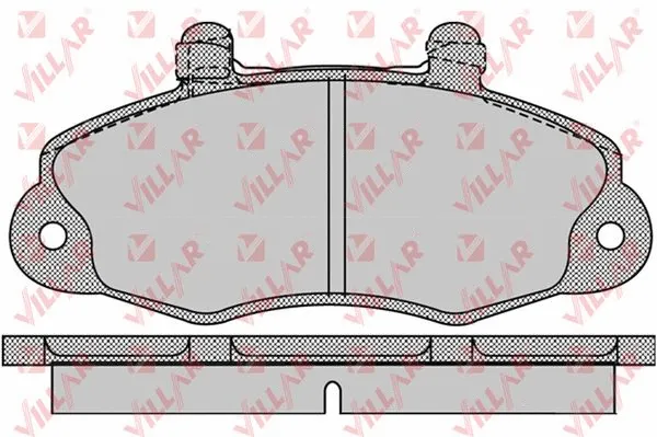 Kit de plaquettes de frein, frein à disque VILLAR 626.1059