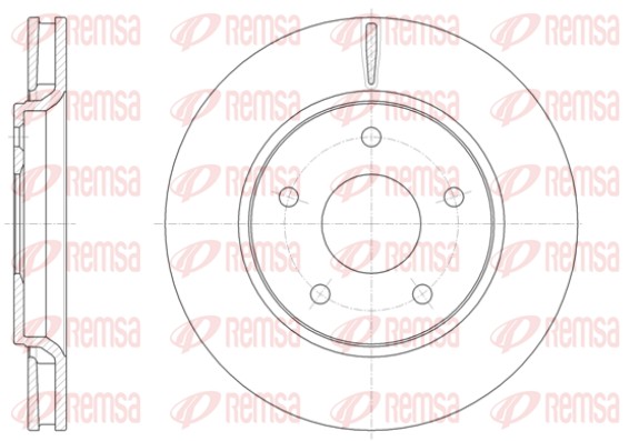 Disque de frein REMSA 61393.10