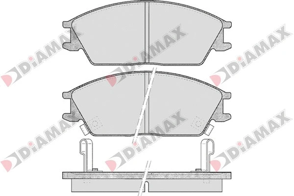 Kit de plaquettes de frein, frein à disque DIAMAX N09250