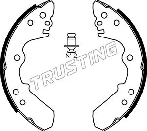 Jeu de mâchoires de frein TRUSTING 047.371
