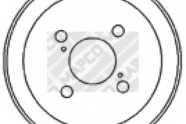 Tambour de frein MAPCO 35552