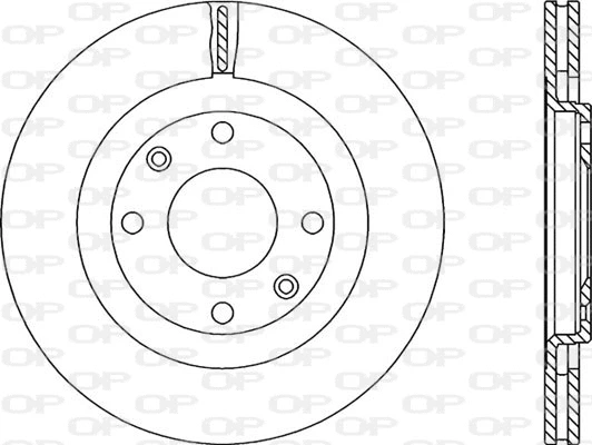 Disque de frein OPEN PARTS BDR1106.20