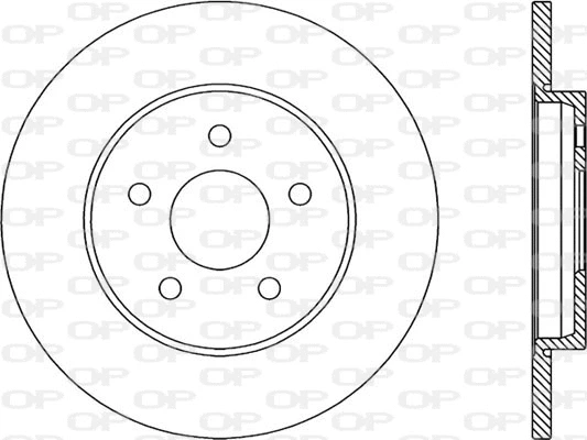 Disque de frein OPEN PARTS BDR1948.10