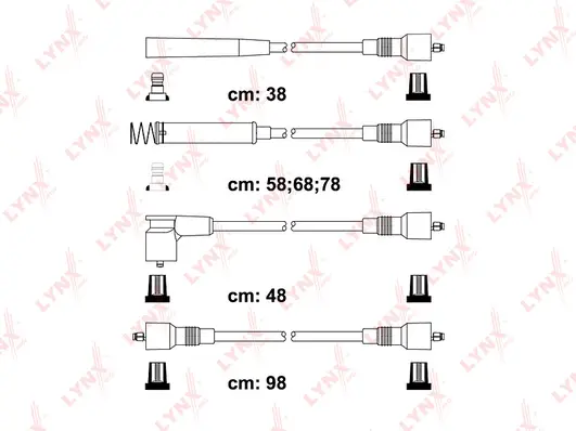 Kit de câbles d'allumage LYNXAUTO SPC5923