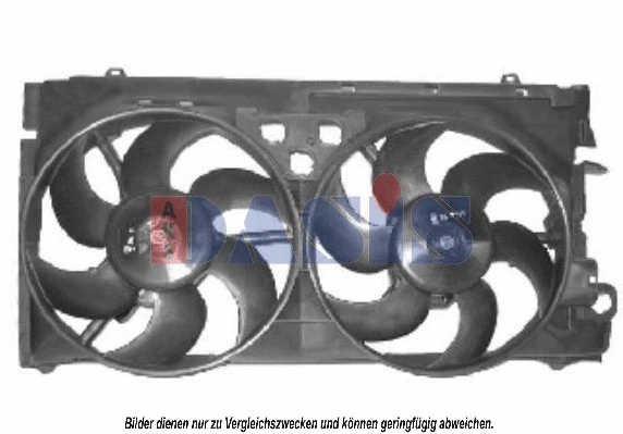 Ventilateur, refroidissement du moteur AKS DASIS 068022N