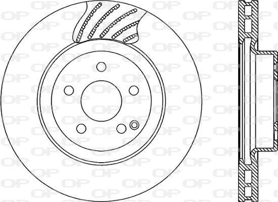 Disque de frein OPEN PARTS BDR2298.20
