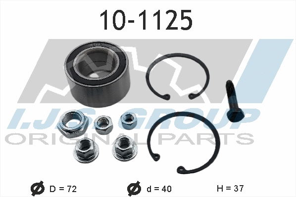 Kit de roulements de roue IJS GROUP 10-1125