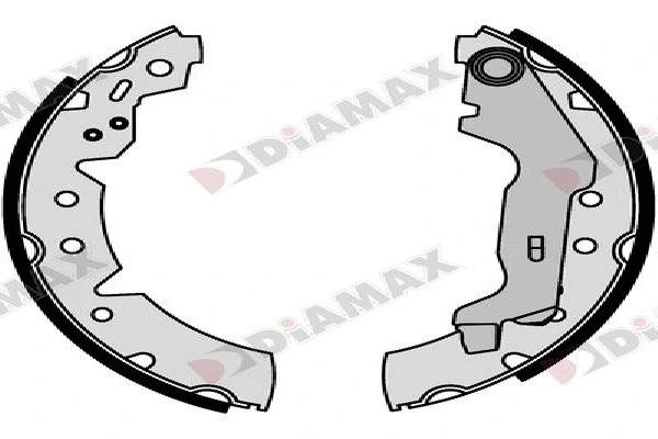 Jeu de mâchoires de frein DIAMAX N01410