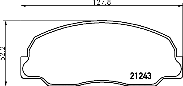 Kit de plaquettes de frein, frein à disque MINTEX MDB1328