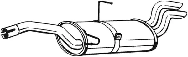 Silencieux arrière BOSAL 135-571