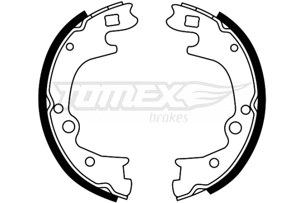 Jeu de mâchoires de frein TOMEX Brakes TX 22-49