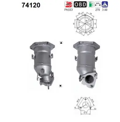 Catalyseur AS 74120