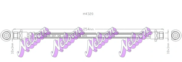 Flexible de frein KAWE H4320
