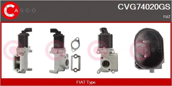 Vanne EGR CASCO CVG74020GS