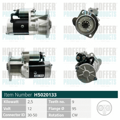 Démarreur HOFFER H5020133