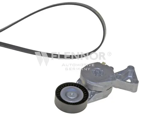 Jeu de courroies trapézoïdales à nervures FLENNOR F916PK1123