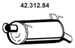 Silencieux arrière EBERSPÄCHER 42.312.84