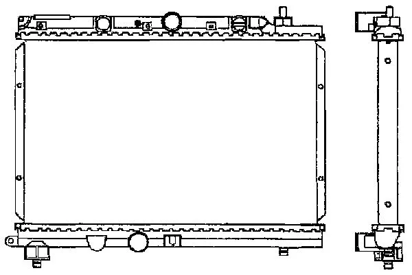Radiateur, refroidissement du moteur ORDONEZ 2060170
