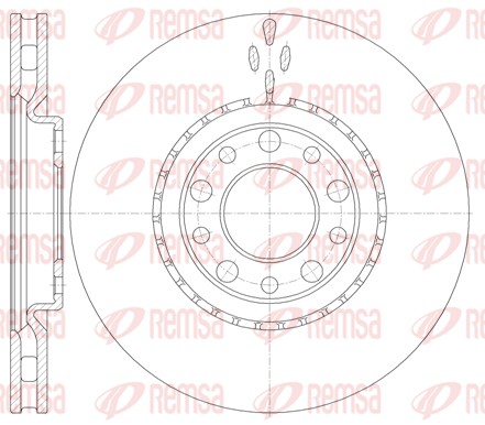 Disque de frein REMSA 6964.10