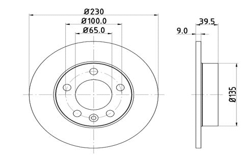 Disque de frein MTR 12108422