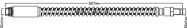Flexible de frein JURATEK JBH1026