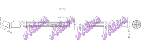 Flexible de frein KAWE H4512