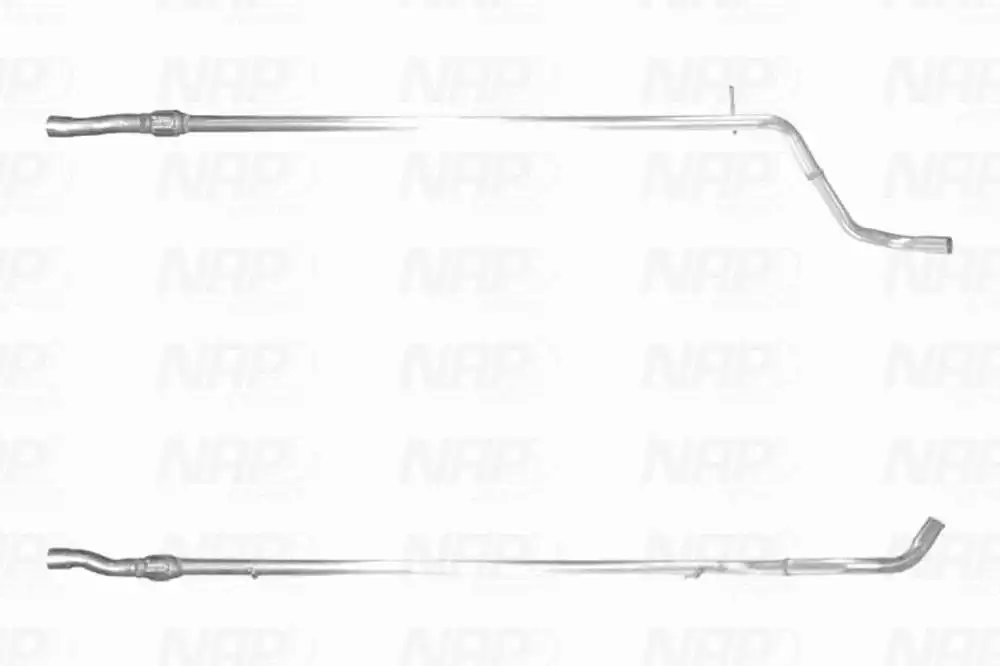 Tuyau d'échappement NAP carPARTS GmbH CAC10640