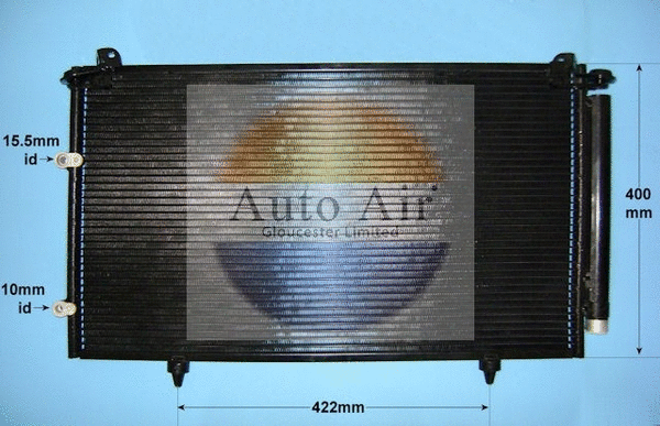 Condenseur, climatisation AUTO AIR GLOUCESTER 16-1315