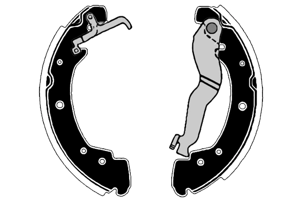 Jeu de mâchoires de frein RAICAM RA26910
