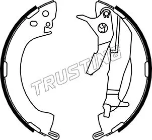 Jeu de mâchoires de frein TRUSTING 064.154Y