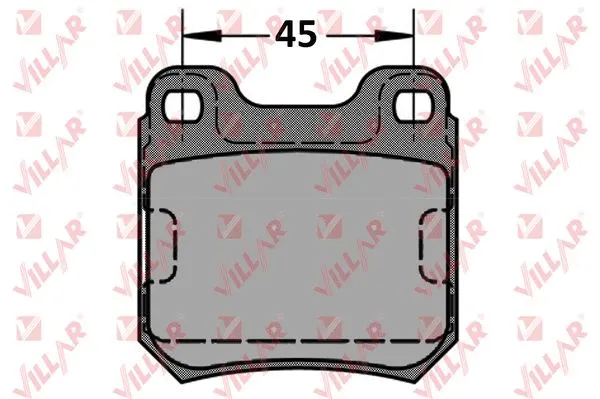 Kit de plaquettes de frein, frein à disque VILLAR 626.0334