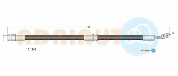 Flexible de frein ADRIAUTO 10.1243
