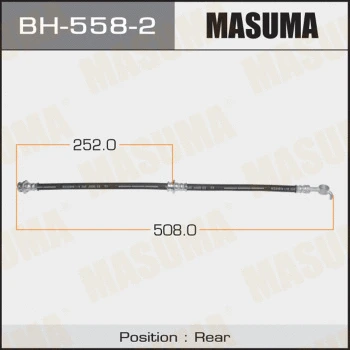 Flexible de frein MASUMA BH-558-2