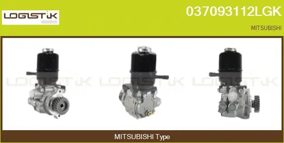 Pompe hydraulique, direction LGK 037093112LGK