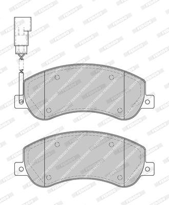 Kit de plaquettes de frein, frein à disque FERODO FDB4905-D