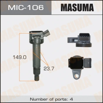 Bobine d'allumage MASUMA MIC-106