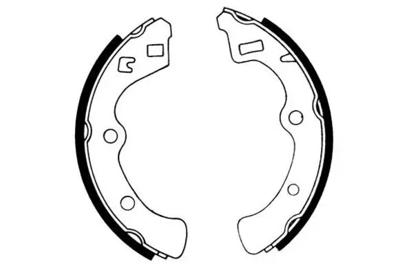 Jeu de mâchoires de frein E.T.F. 09-0327