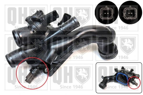 Thermostat, liquide de refroidissement QUINTON HAZELL QTH954K