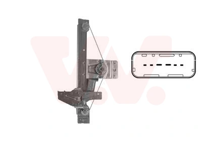 Lève-vitre VAN WEZEL 4029267