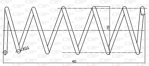 Ressort de suspension OPEN PARTS CSR9191.00